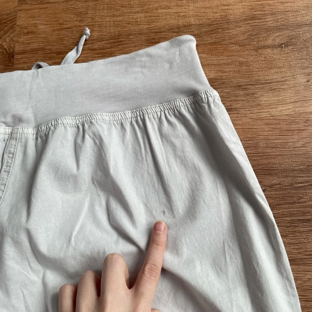 XCVI WEARABLES Cargo Drawstring Pants XL Ruched Gaucho Buckle Gorpcore - Picture 7 of 9
